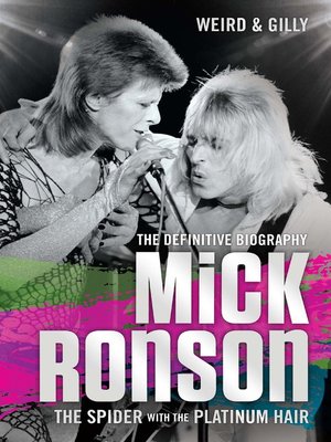 cover image of Mick Ronson--The Spider with the Platinum Hair